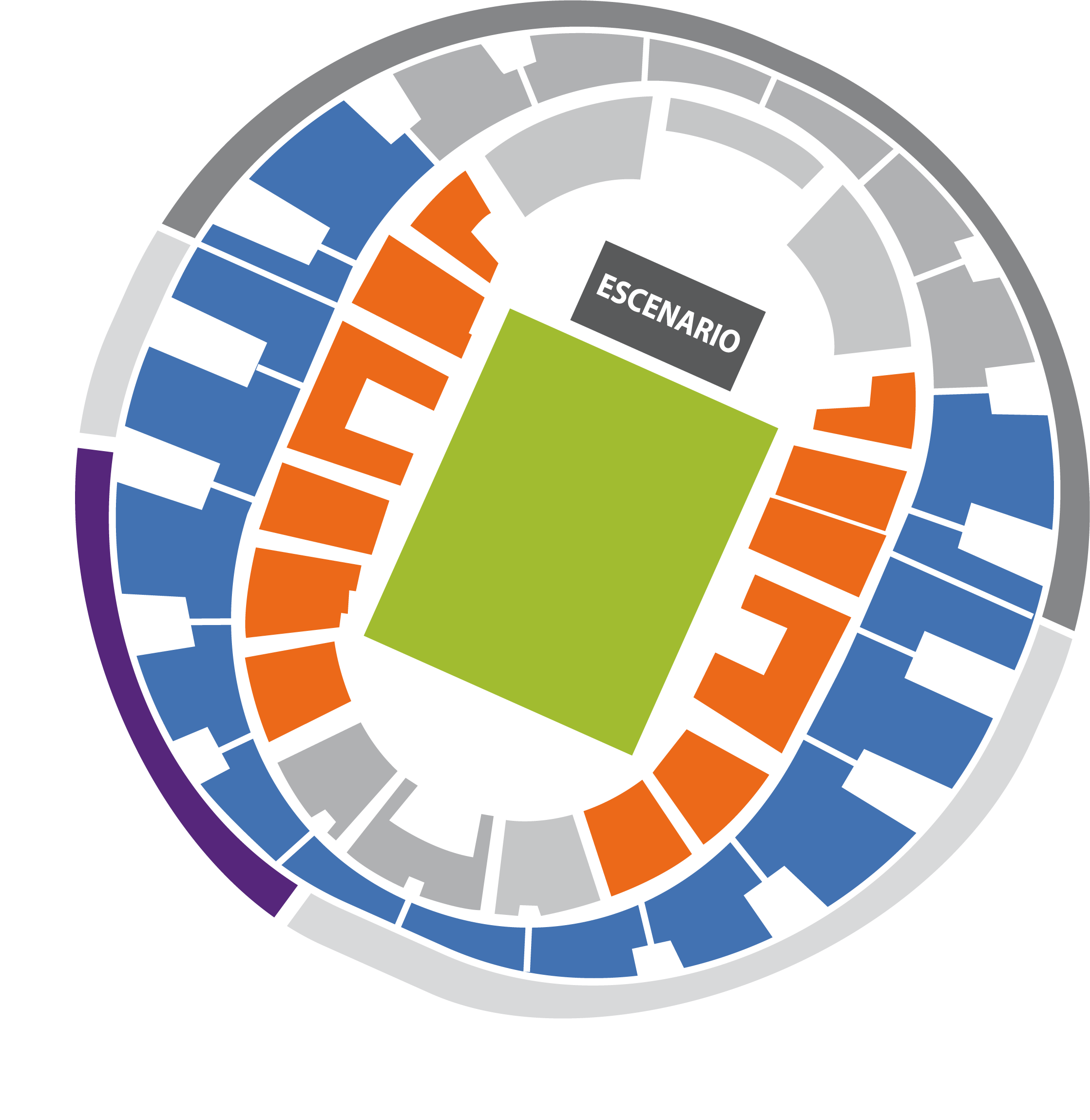 Mapa tickets Helloween Night en Chile Movistar Arena